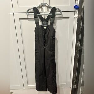 Kids Black Snow Overalls – Size 10, Sport Essentials